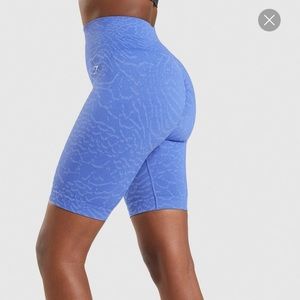 GYMSHARK ADAPT ANIMAL SEAMLESS CYCLING SHORTS. NEVER WORN.